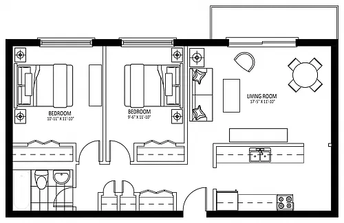 Floor plan 204