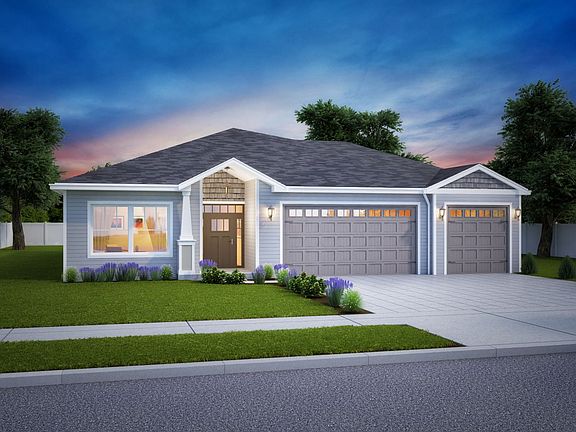 PrairieView 3.0 Elev A 3 car siding