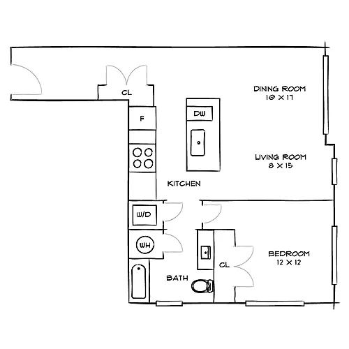 Floor plan Frontier 1D