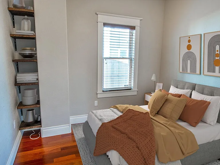 Bedroom 4. This image shows a virtually furnished space. Bedrooms come unfurnished.