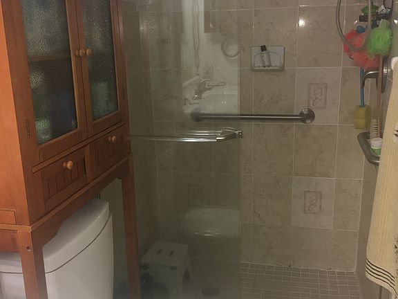Walking shower in master
