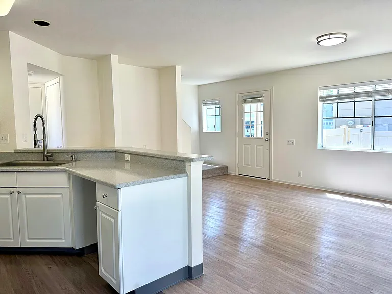 Kitchen to Living Room View