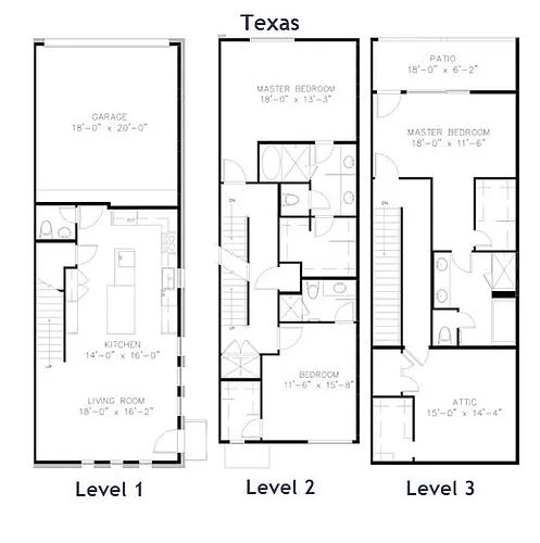 Floor plan Texas