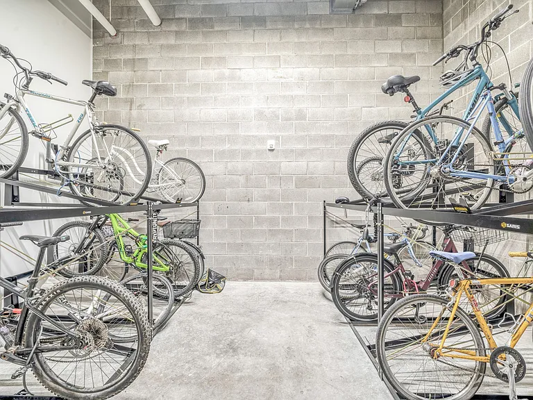 Convenient place to store your bike