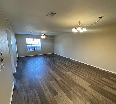 living room/dining room, open floor plan