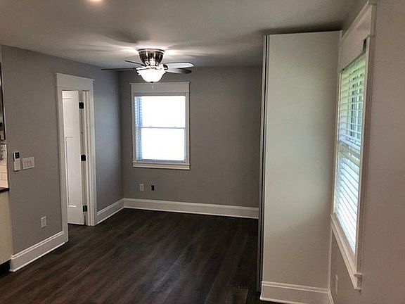 Studio bedroom area