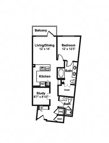 Floor plan A14