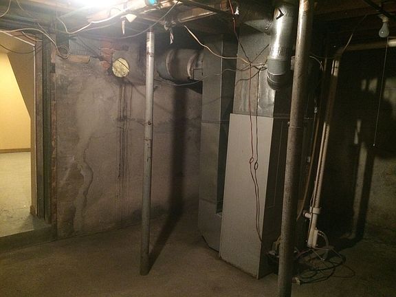 Furnace room in basement
