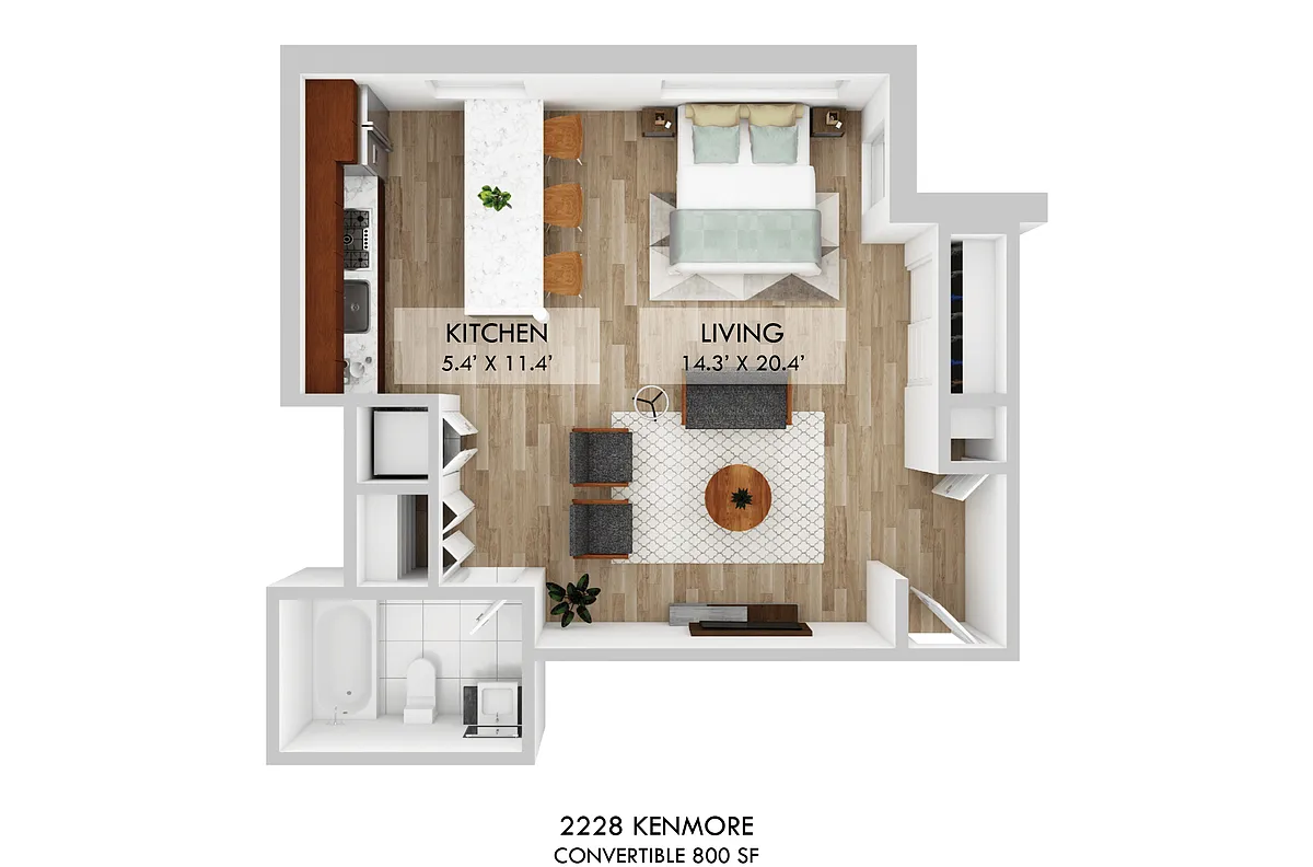Floor plan Convertible