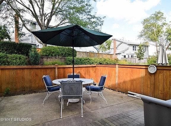 private patio ( furniture not included )