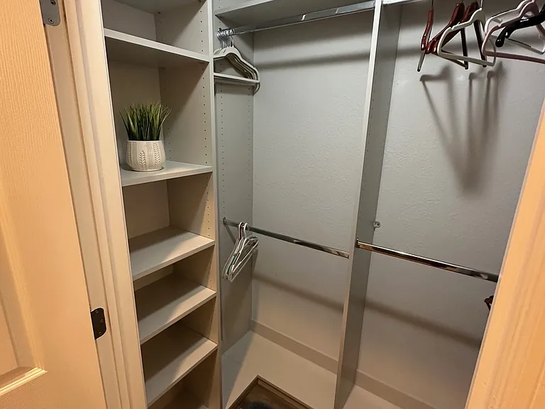 Primary Bedroom Closet View 2