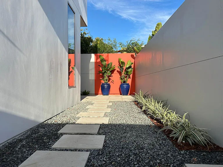 Modern landscape design requires no maintenance.
