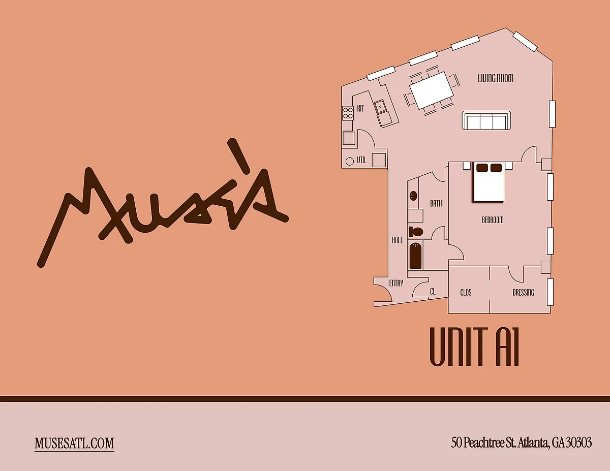 Floor plan 1 Bedroom