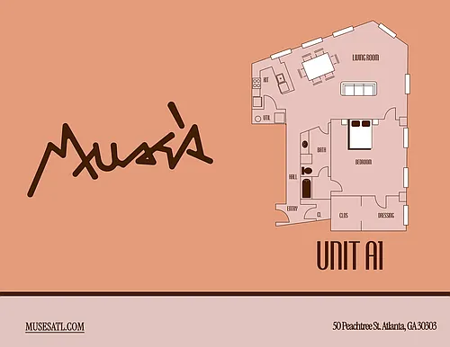 Floor plan 1 Bedroom