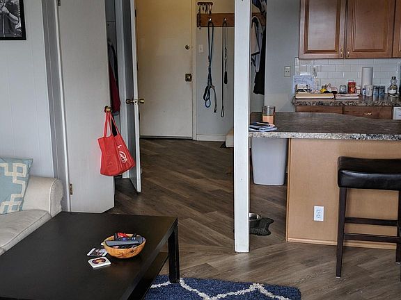 Looking back at entryway