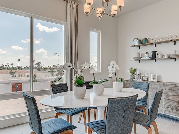 Dining area for hosting friends