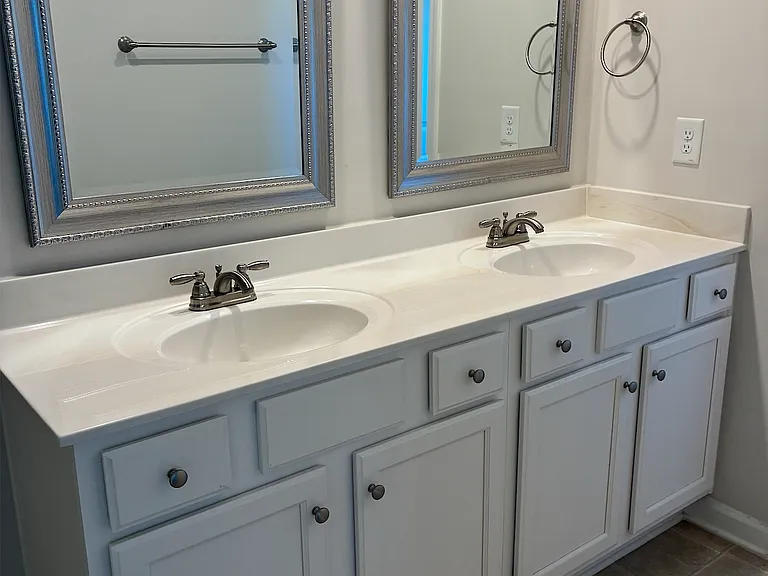 Master bath vanity