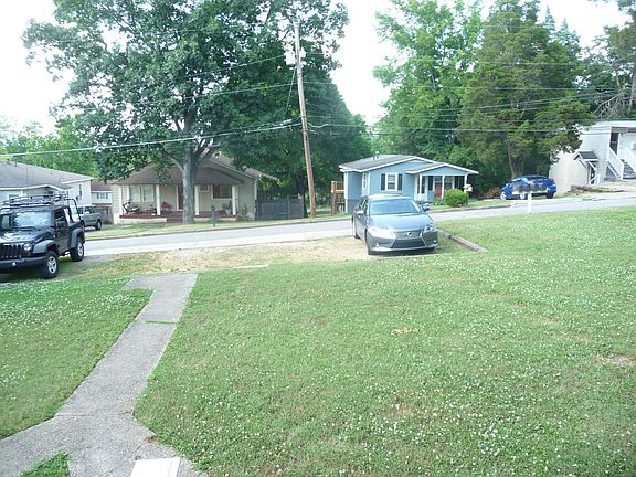 View From Porch to Parking Lot