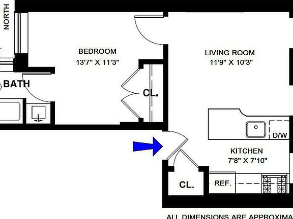 2nd image of 349 E 58th St APT 2F