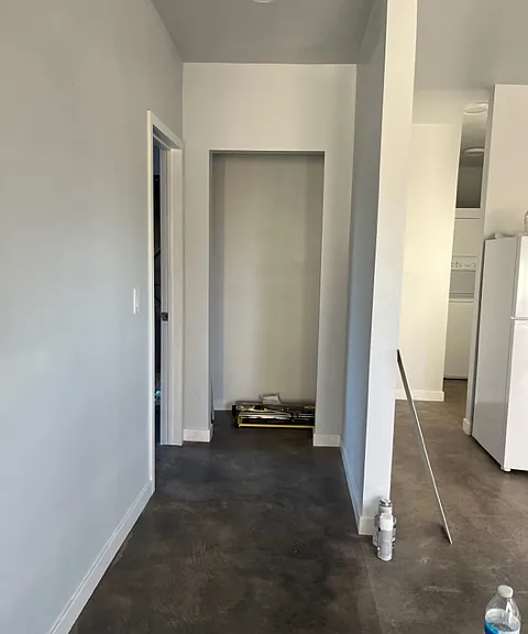 hallway and extra storage area