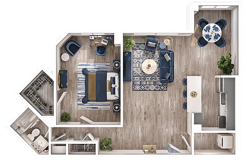 Floor plan A1J