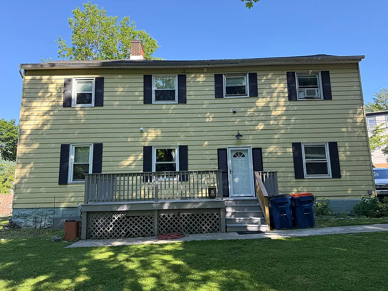 1st floor deck and entrance