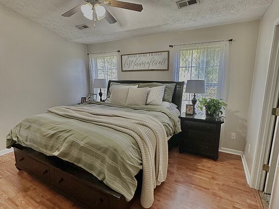 Master bedroom with king size bed and smart tv. 2 XL closets and adjoing bathroom
