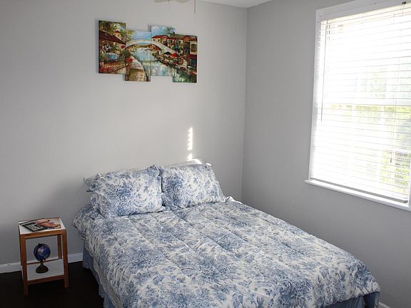 Kick your feet up and relax in the guest bedroom.