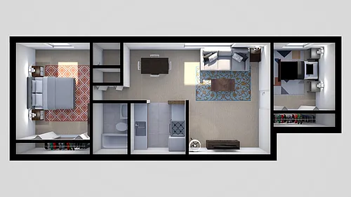 Floor plan One bedroom