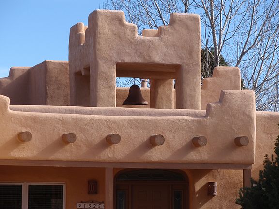 Bell tower that is visible f