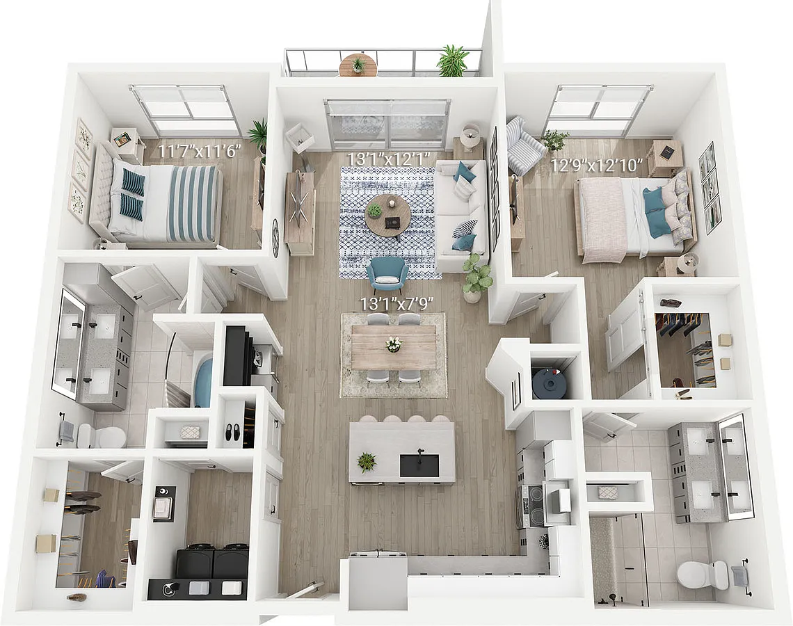Floor plan B3