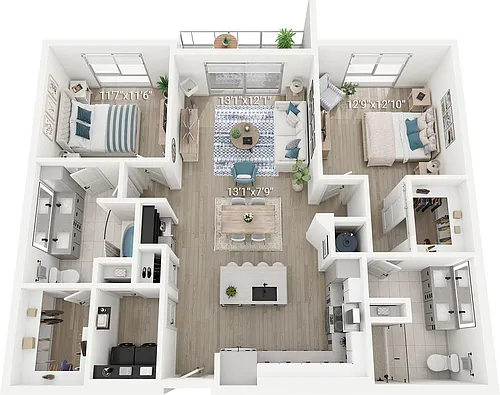 Floor plan B3