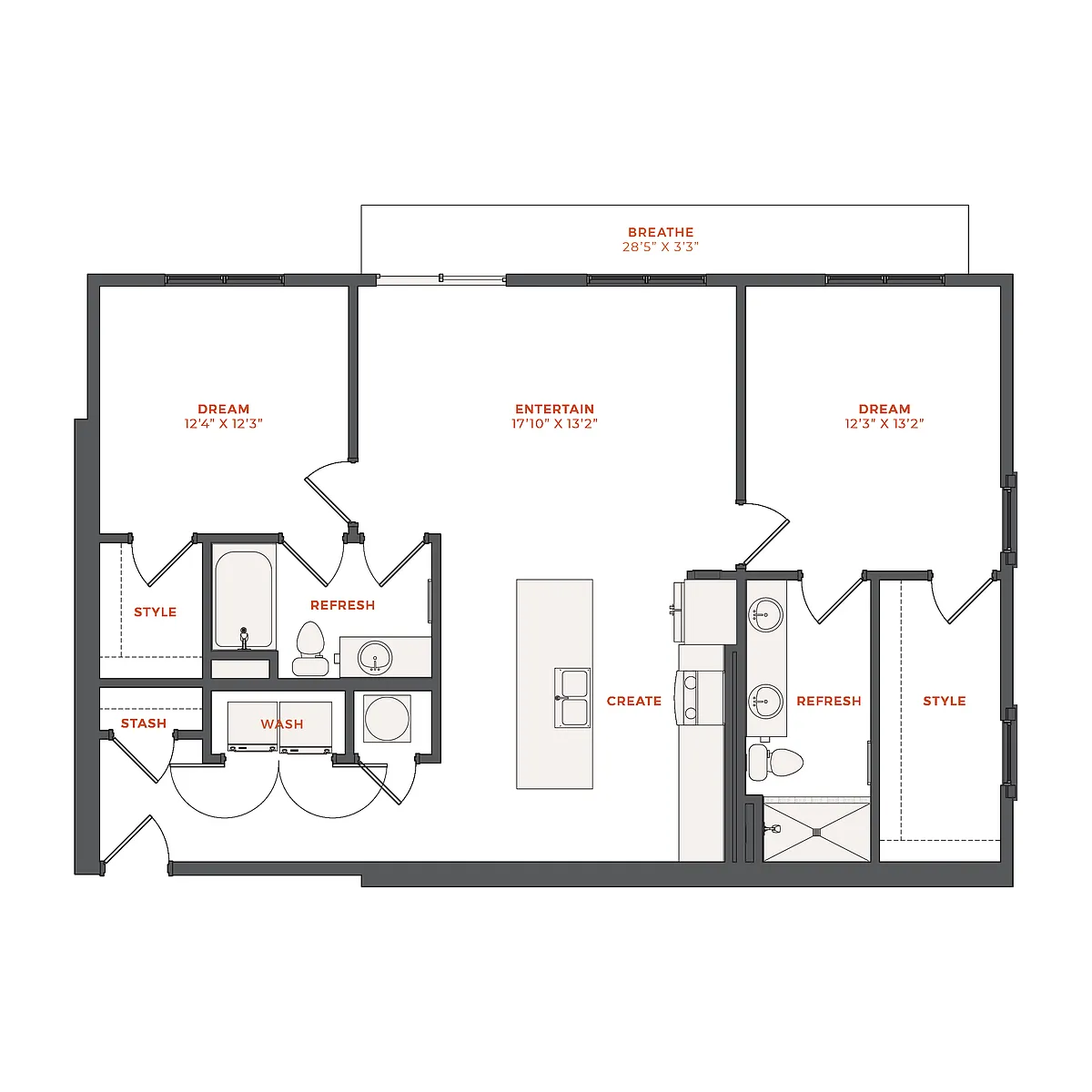 Floor plan B2