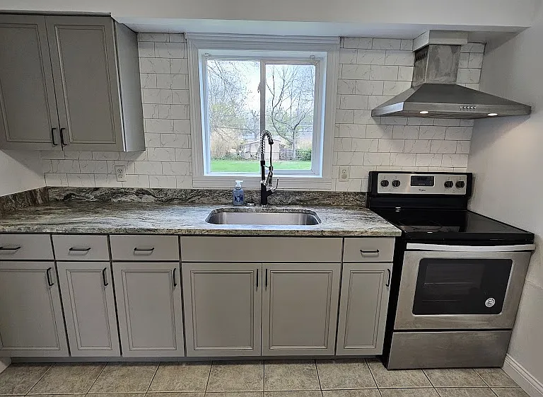 Stainless Appliances and Upgraded Faucet