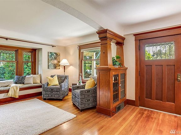 The is so much to take in when you step into this beautifully crafted living room