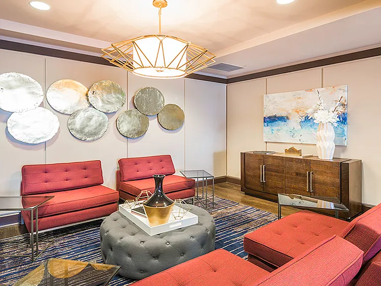 Conversational seating in our newly redesigned club room