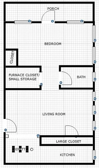 Floor plan! - 873 Charles Allen Dr NE #19