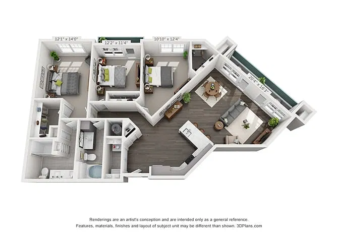 Floor plan C1 - Verve