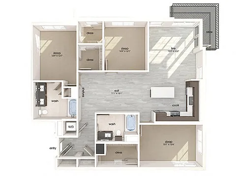 Floor plan C1