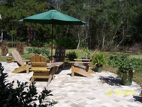 backyard paver patio