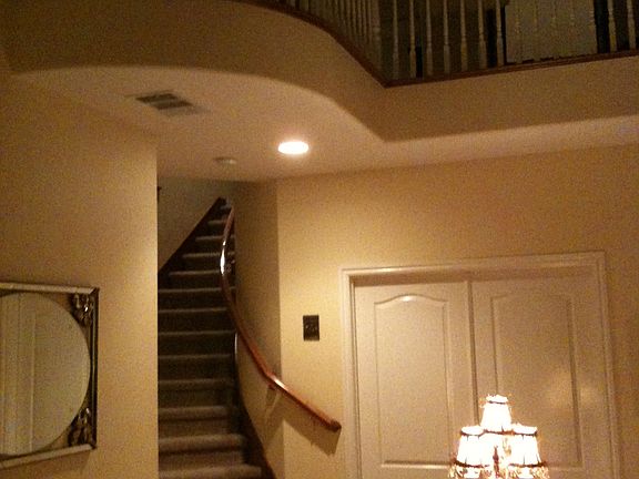 stairway to living room