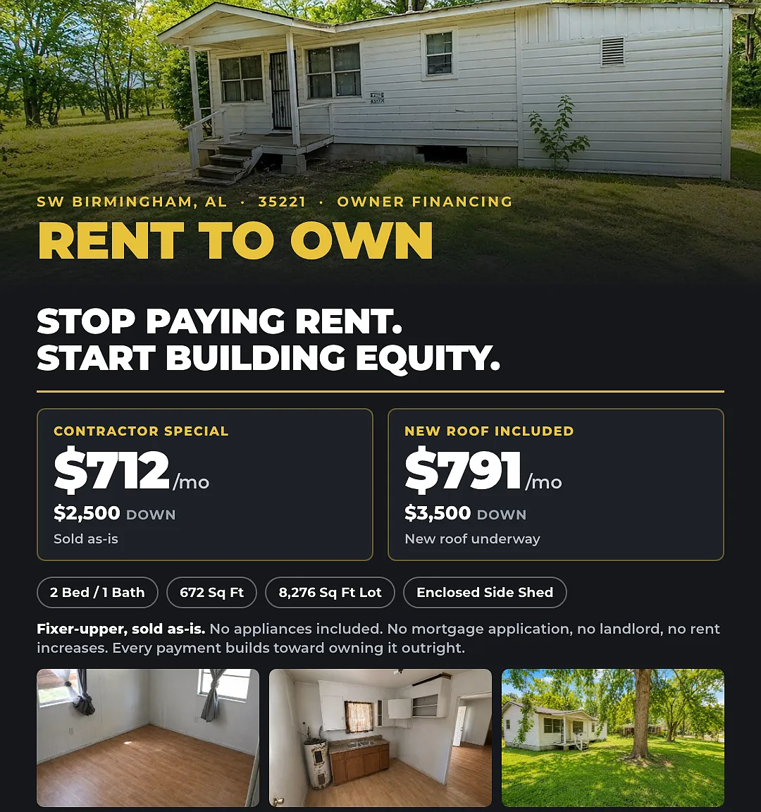 2 bed, 672 sqft, $712 — Photo 1