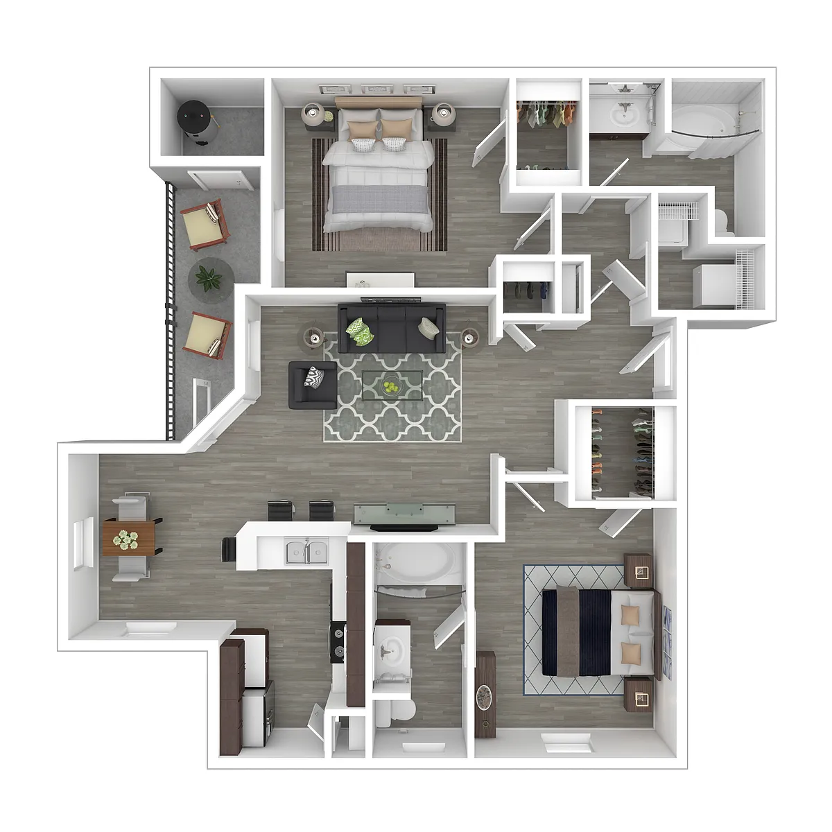 Floor plan 2X2-1035