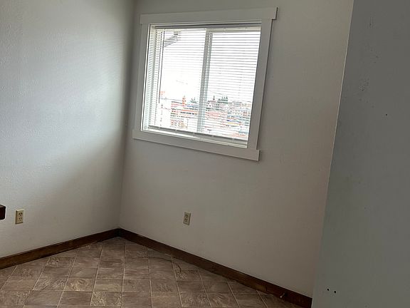 Dining area with small untility closet