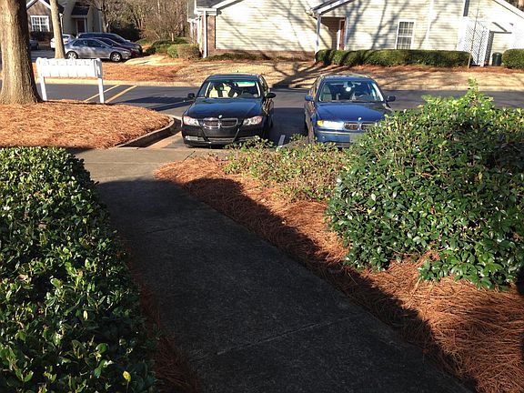 Parking spaces steps from your front door!