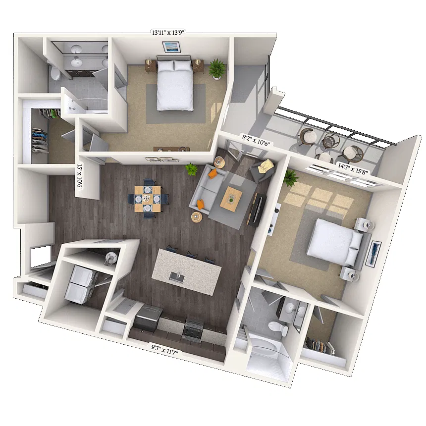 Floor plan Stanza