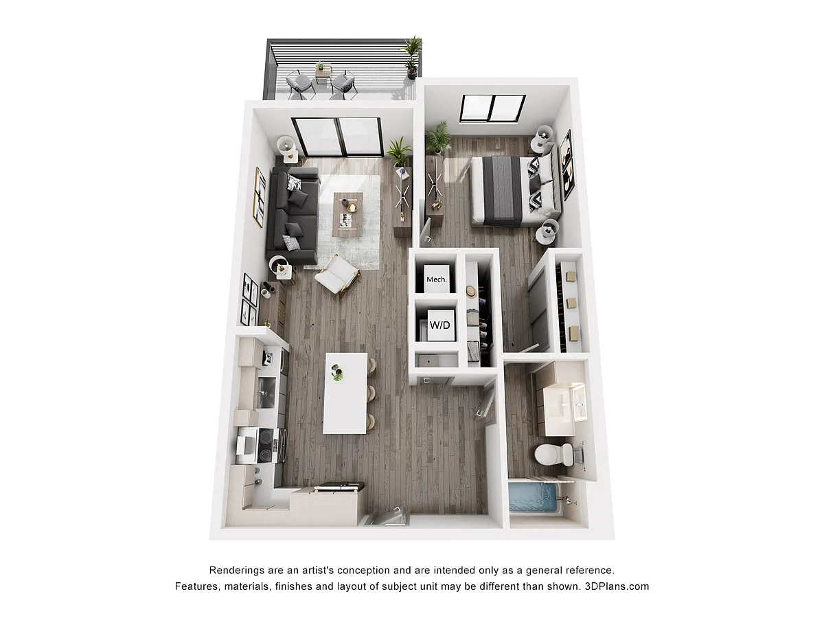 Floor plan A1C