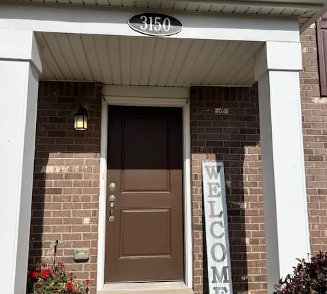 Front southern facing entrance