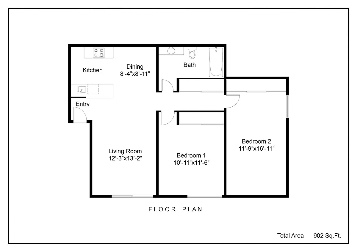 Floor plan F plan