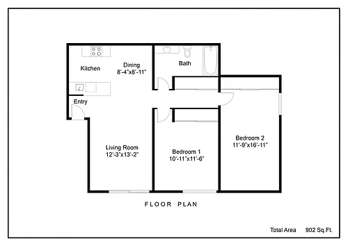 Floor plan F plan